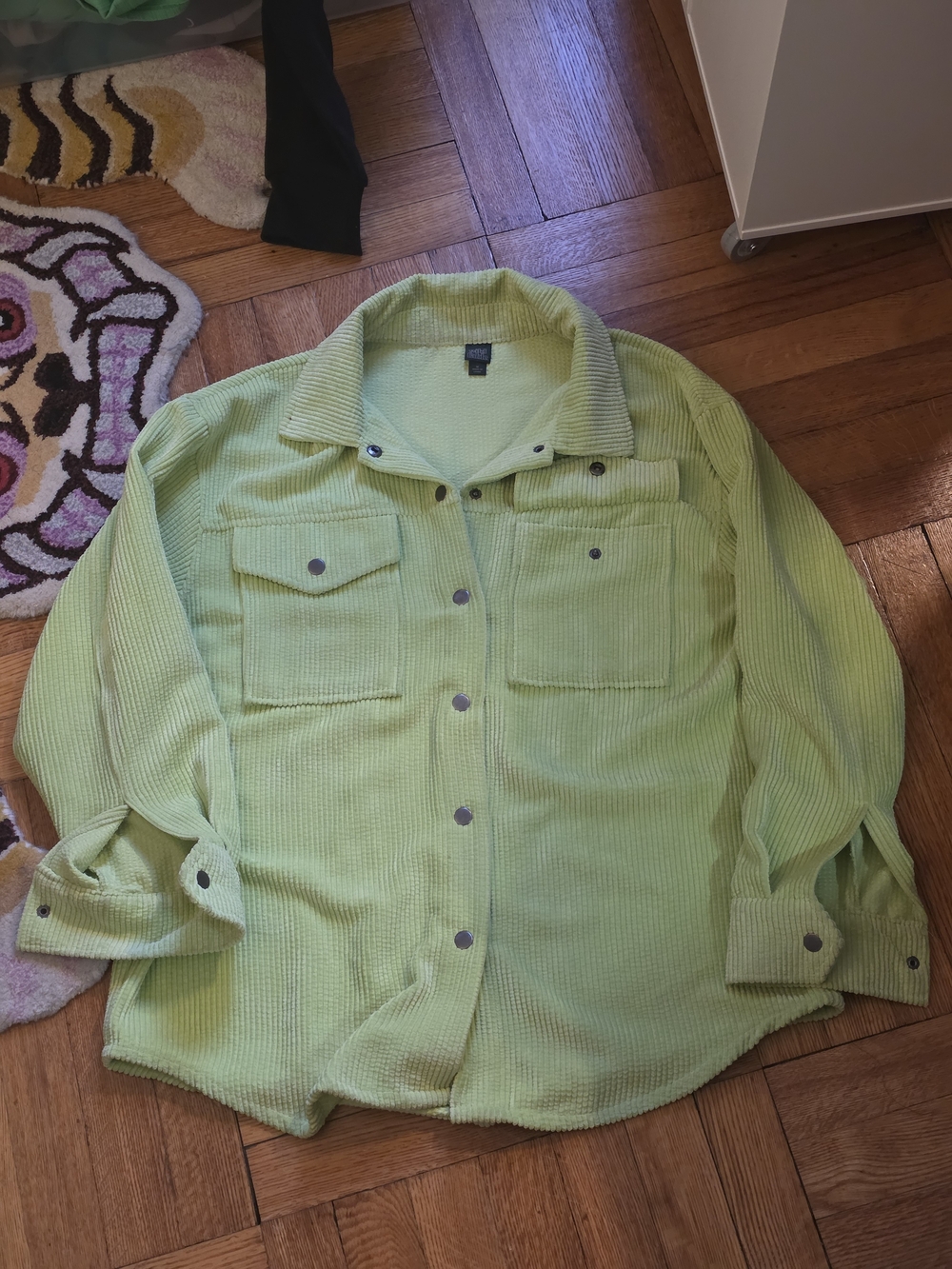 wild fable Light Green Corduroy Shacket